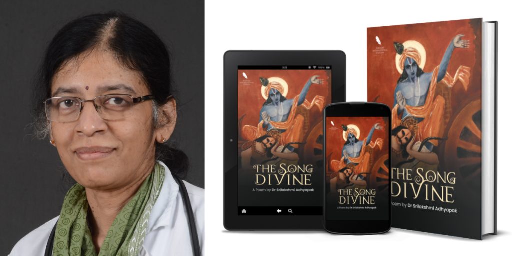 Songs Divine," a collection of captivating verses penned by Dr. Srilakshmi Adhyapak